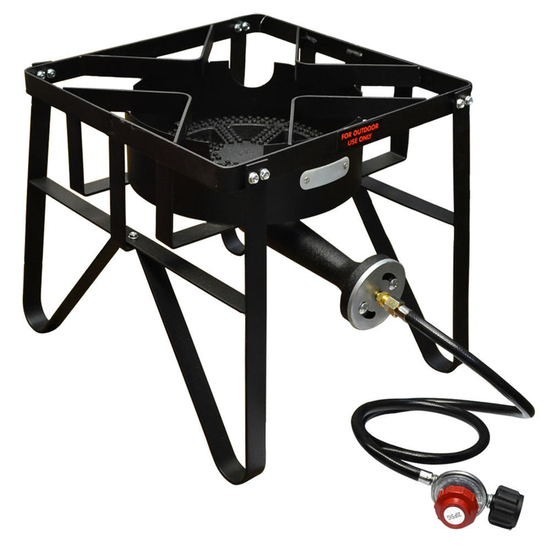 Propane Portable Gas Stove Burner Camper Cooker High Pressure UL Regulator BBQ