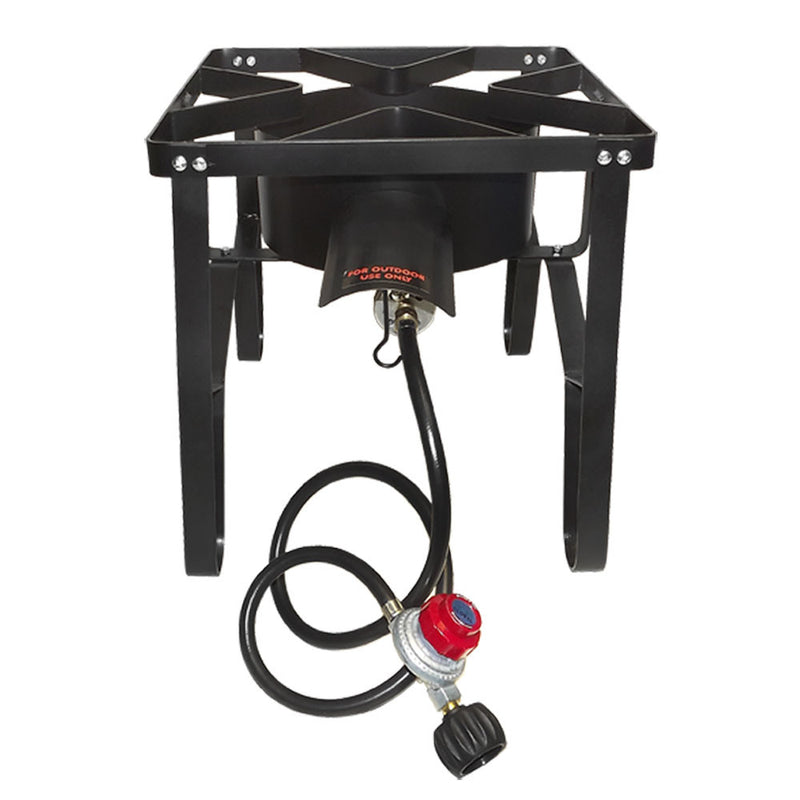 Propane Portable Gas Stove Burner Camper Cooker High Pressure UL Regulator BBQ