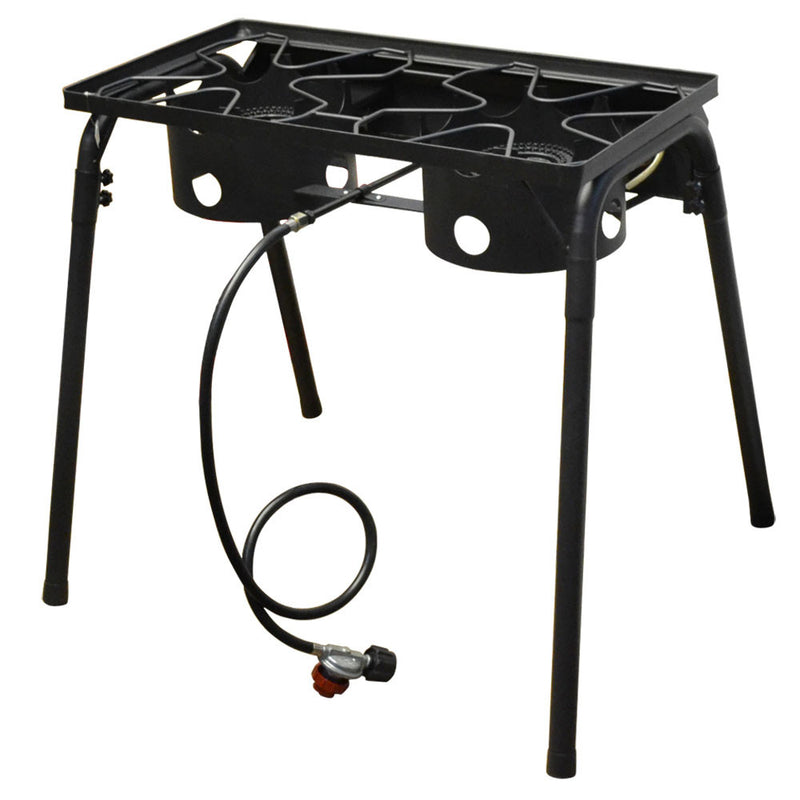 Propane Portable Gas Stove Burner Camper Cooker High Pressure UL Regulator BBQ