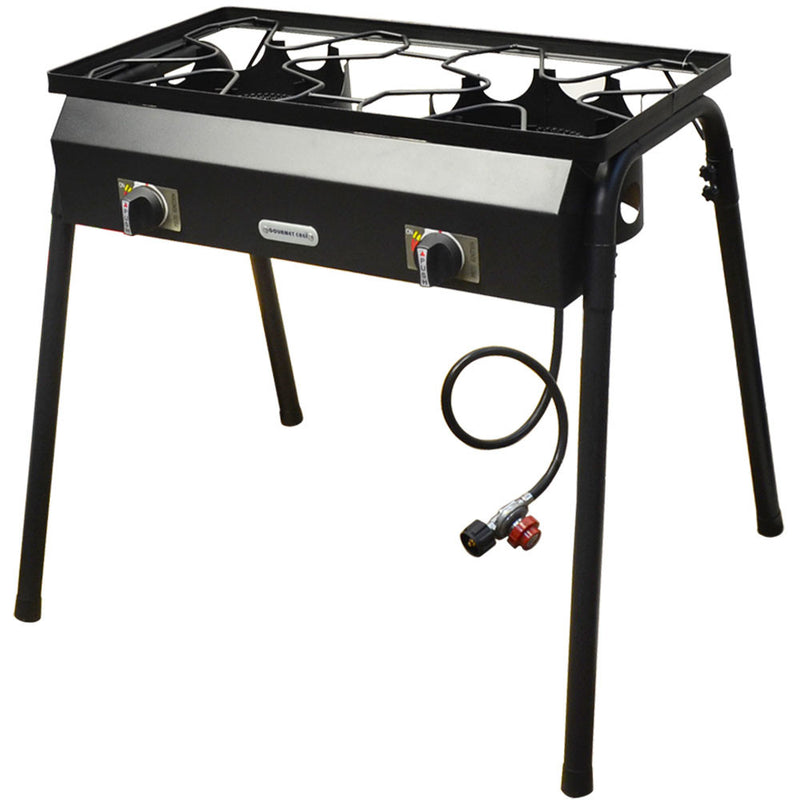 Propane Portable Gas Stove Burner Camper Cooker High Pressure UL Regulator BBQ