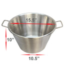 Carnitas Cazo Stainless Steel Caso Pot Pan Wok Gas Stove Burner Cook