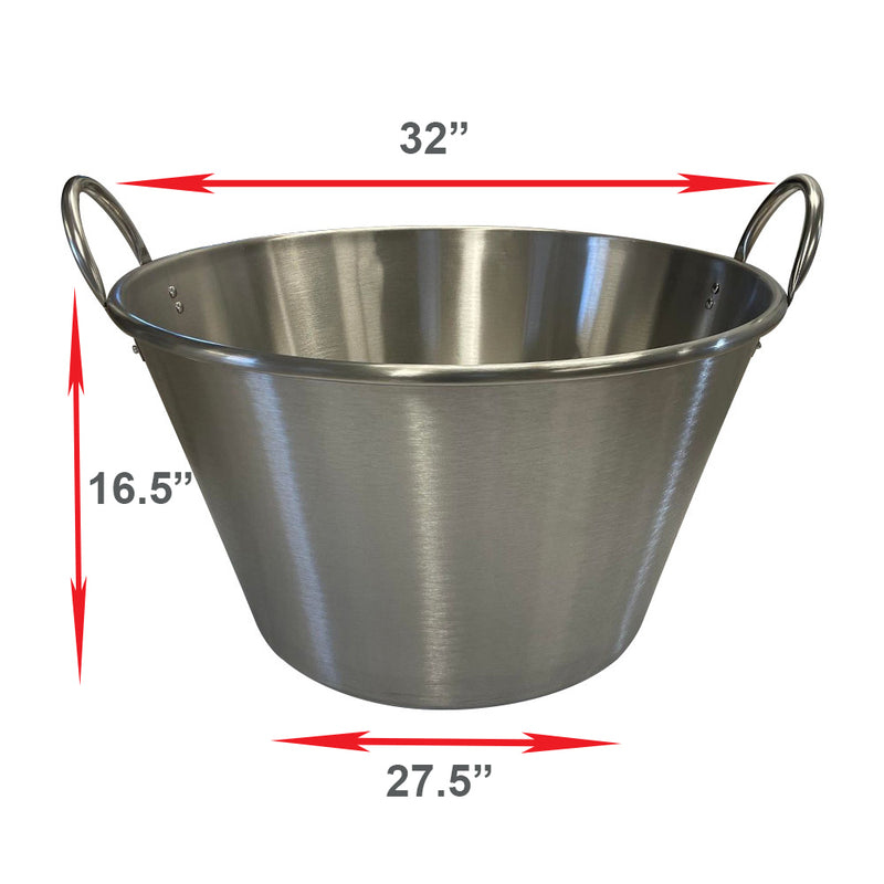 Carnitas Cazo Stainless Steel Caso Pot Pan Wok Gas Stove Burner Cook