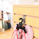 12"x 12"x54" Revolving Slatwall Floor Display Rotating 4 Sided Black Maple White