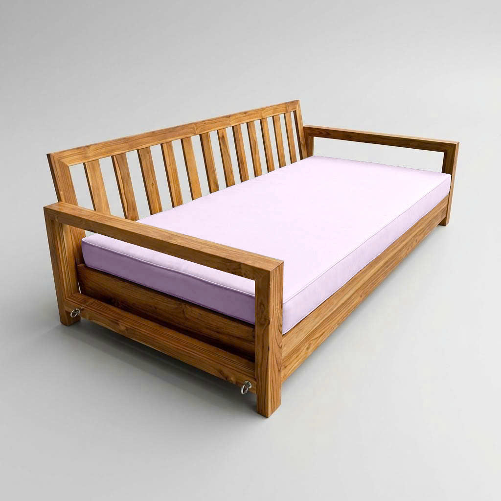 Pipe Trim 6" Twin-XL Mattress Size 80x39x6 Outdoor Daybed Fitted Sheet Slip Cover Only -AD107