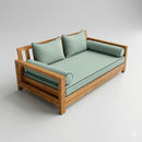 STYLE 4 - Mattress & Pillow Bolster Cushion Cover and Insert for Outdoor Indoor Daybed Porch Swing Bed Crib Size