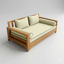 STYLE 4 - Mattress & Pillow Bolster Cushion Cover and Insert for Outdoor Indoor Daybed Porch Swing Bed Crib Size