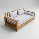 STYLE 4 - Mattress & Pillow Bolster Cushion Cover and Insert for Outdoor Indoor Daybed Porch Swing Bed Crib Size