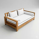 STYLE 4 - Mattress & Pillow Bolster Cushion Cover and Insert for Outdoor Indoor Daybed Porch Swing Bed Crib Size