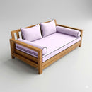 STYLE 4 - Mattress & Pillow Bolster Cushion Cover and Insert for Outdoor Indoor Daybed Porch Swing Bed Crib Size