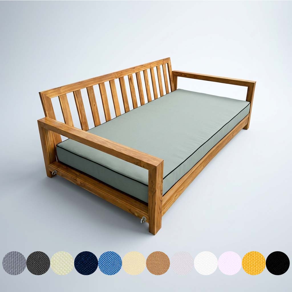 6" Thickness Outdoor Daybed Mattress Fitted Sheet Queen Size |COVER ONLY|