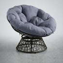 AD001 48" x 6" Round Papasan Ottoman Cushion 12 Lbs Fiberfill Polyester Replacement Pillow Floor Seat Swing Chair Outdoor-Indoor