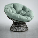 AD002 48" x 6" Round Papasan Ottoman Cushion 12 Lbs Fiberfill Polyester Replacement Pillow Floor Seat Swing Chair Outdoor-Indoor