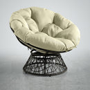 AD005 44" x 6" Round Papasan Ottoman Cushion 10 Lbs Fiberfill Polyester Replacement Pillow Floor Seat Swing Chair Outdoor-Indoor