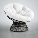 AD106 48" x 6" Round Papasan Ottoman Cushion 12 Lbs Fiberfill Polyester Replacement Pillow Floor Seat Swing Chair Outdoor-Indoor