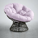 AD107 44" x 6" Round Papasan Ottoman Cushion 10 Lbs Fiberfill Polyester Replacement Pillow Floor Seat Swing Chair Outdoor-Indoor