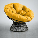 AD108 48" x 6" Round Papasan Ottoman Cushion 12 Lbs Fiberfill Polyester Replacement Pillow Floor Seat Swing Chair Outdoor-Indoor