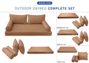 STYLE 2 - QUEEN SIZE Daybed Mattress Cushion Pillow Covers Inserts COMPLETE SET