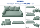 STYLE 3 - QUEEN SIZE Daybed Mattress Cushion Pillow Covers Inserts COMPLETE SET