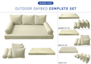 STYLE 3 - QUEEN SIZE Daybed Mattress Cushion Pillow Covers Inserts COMPLETE SET
