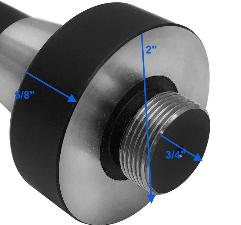 R8 Shank 7/8"-20 Thread Threading Boring Head Taper Threaded Mount