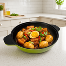 11" (28cm) 3D Diamond Coating Nonstick Jumbo Wok, Made in Korea Cookware Pan for Stir Fry, Sauteing, and Everyday Cooking