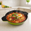 11" (28cm) 3D Diamond Coating Nonstick Jumbo Wok, Made in Korea Cookware Pan for Stir Fry, Sauteing, and Everyday Cooking