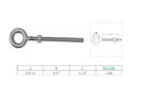 Marine Stainless Steel T316 Drop Forged Plain Eye Bolt