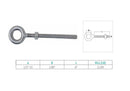Marine Stainless Steel T316 Drop Forged Plain Eye Bolt