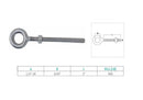 Marine Stainless Steel T316 Drop Forged Plain Eye Bolt