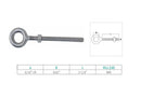 Marine Stainless Steel T316 Drop Forged Plain Eye Bolt