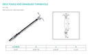 Marine Stainless Steel T316 Cable Deck Toggle and Swageless Turnbuckle