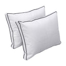 STYLE 1 Pillow & Bolster Cushion for Outdoor Indoor Daybed Porch Swing Bed Queen Size | COVERS ONLY |