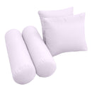 STYLE 1 - Mattress & Pillow Bolster Cushion for Outdoor Indoor Daybed Porch Swing Bed Queen Size | COVERS ONLY |