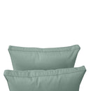 Style 1 Complete Set Twin Size Wood Patio Sofa Daybed + Cushion Inserts + Covers