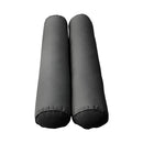 Style 1 Complete Set Twin Size Wood Patio Sofa Daybed + Cushion Inserts + Covers