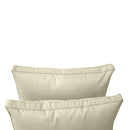 Style 1 Complete Set Twin Size Wood Patio Sofa Daybed + Cushion Inserts + Covers