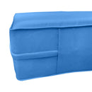 Style1 Complete Set Twin Size Wood Patio Sofa Daybed + Cushion Inserts + Covers
