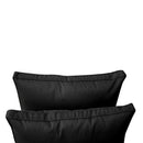 Style 1 Complete Set Twin Size Wood Patio Sofa Daybed + Cushion Inserts + Covers
