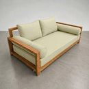 STYLE 1 - Mattress & Pillow Bolster Cushion Cover and Insert for Outdoor Indoor Daybed Porch Swing Bed Twin Size