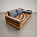 STYLE 1 Pillow & Bolster Cushion for Outdoor Indoor Daybed Porch Swing Bed Full Size Contrast Trim AD001 | COVERS ONLY |