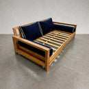 STYLE 1 Pillow & Bolster Cushion for Outdoor Indoor Daybed Porch Swing Bed Twin Size Contrast Trim AD101 | COVERS ONLY |
