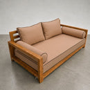 STYLE 1 - Mattress & Pillow Bolster Cushion Cover and Insert for Outdoor Indoor Daybed Porch Swing Bed Twin Size