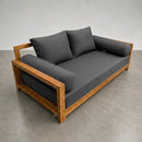 STYLE 1 - Mattress & Pillow Bolster Cushion Cover and Insert for Outdoor Indoor Daybed Porch Swing Bed Twin Size