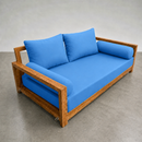 STYLE 1 - Mattress & Pillow Bolster Cushion Cover and Insert for Outdoor Indoor Daybed Porch Swing Bed Twin Size