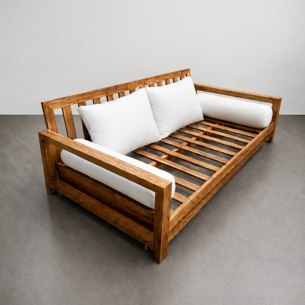 STYLE 1 Pillow & Bolster Cushion for Outdoor Indoor Daybed Porch Swing Bed Full Size Knife Edge AD106 | COVERS ONLY |