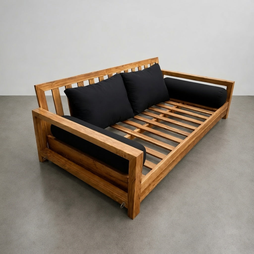 STYLE 1 Pillow & Bolster Cushion for Outdoor Indoor Daybed Porch Swing Bed Crib Size Knife Edge AD109 | COVERS ONLY |