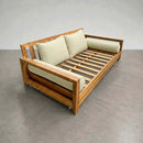 STYLE 1 Pillow & Bolster Cushion for Outdoor Indoor Daybed Porch Swing Bed Full Size Piped Trim AD005 | COVERS ONLY |