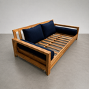 STYLE 1 Pillow & Bolster Cushion for Outdoor Indoor Daybed Porch Swing Bed Queen Size Piped Trim AD101 | COVERS ONLY |