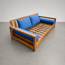 STYLE 1 Pillow & Bolster Cushion for Outdoor Indoor Daybed Porch Swing Bed Full Size Piped Trim AD102 | COVERS ONLY |