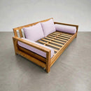 STYLE 1 Pillow & Bolster Cushion for Outdoor Indoor Daybed Porch Swing Bed Twin Size Piped Trim AD107 | COVERS ONLY |